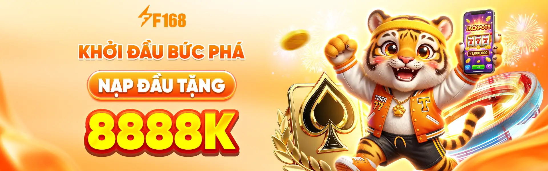 Lụm 8888k nạp đầu tại F168